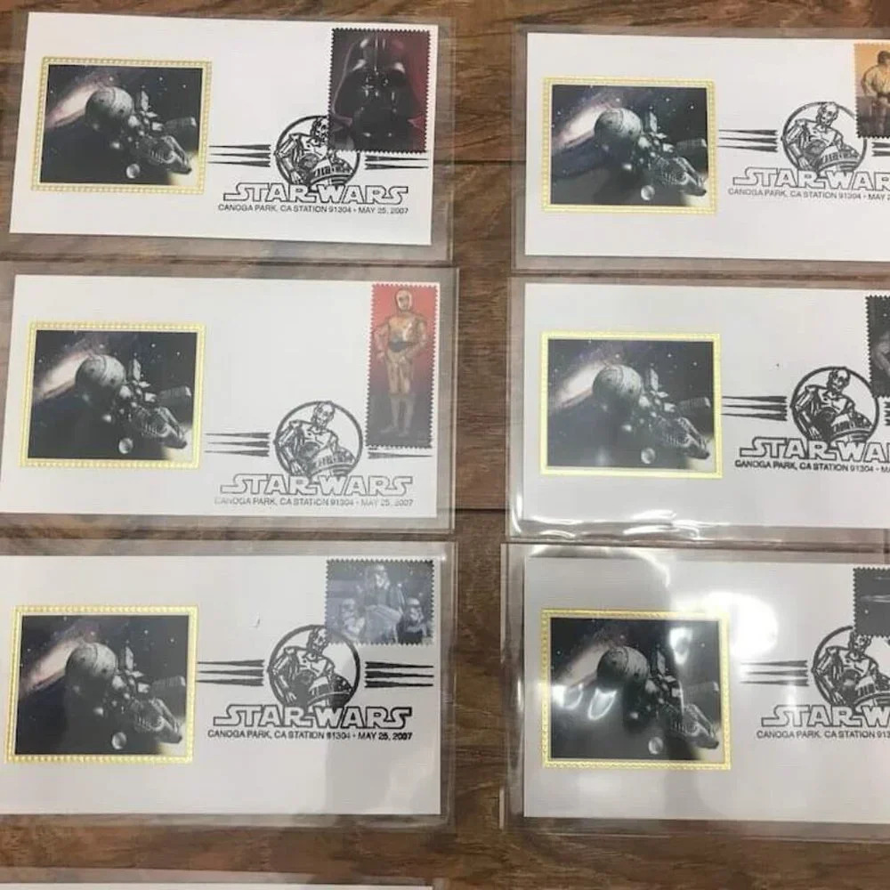 Lot of 15 STAR WARS FIRST DAY OF ISSUE May 25 2007 Stamped Envelope Set - Picture 2 of 6